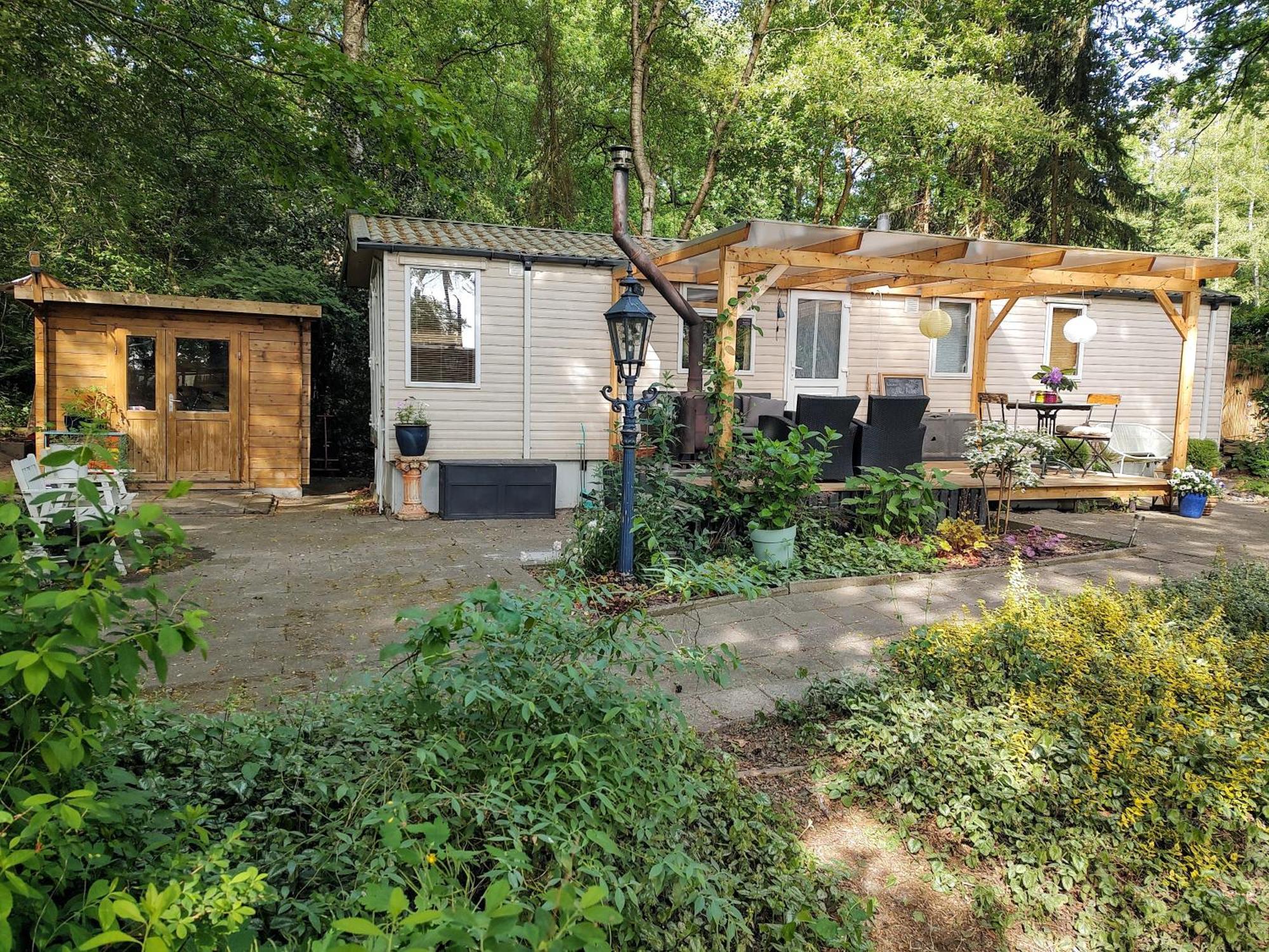 Chalet Met Veranda Aan Bosrand Vledder Zewnętrze zdjęcie